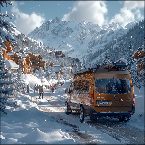 Voyagez en style avec taxi van à Méribel